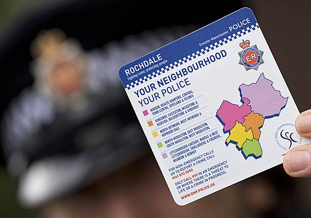 Neighbourhood Police Team contact card