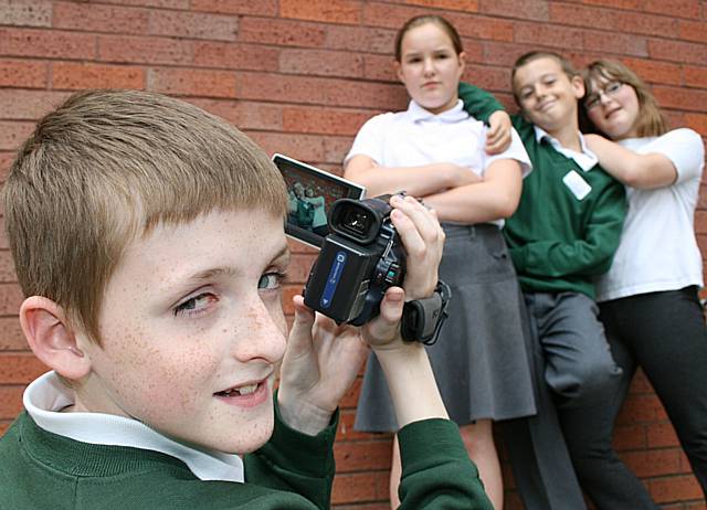 Boarshaw Community pupils were in the frame on a photo shoot for college prospectus-style shots