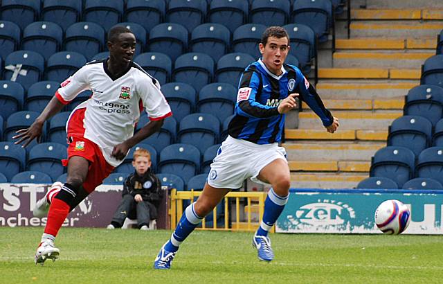 Adam Rundle cuts towards goal and gives Dale the equaliser