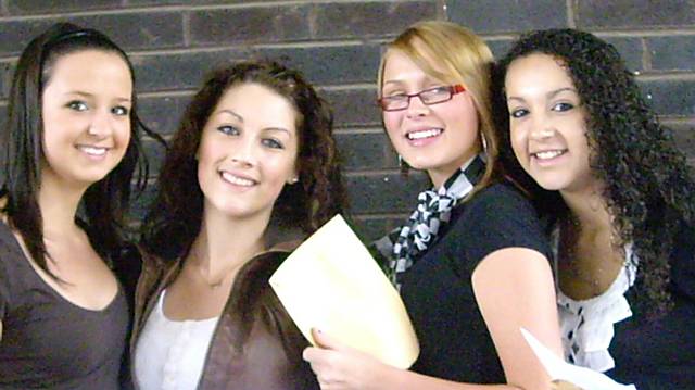 St Cuthbert's pupils Amy Tompos, Astra Littlehales,Emma Richards and Sarah Idaewor
