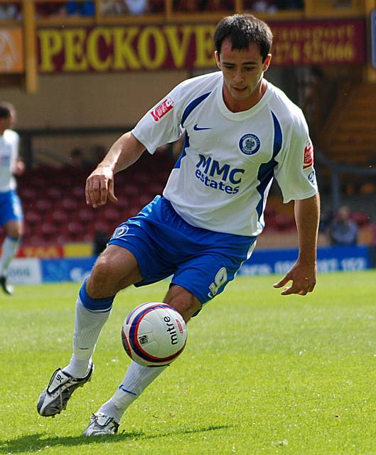 Dagnall was Rochdale's most likely goal threat but he could not bring Dale back into the game