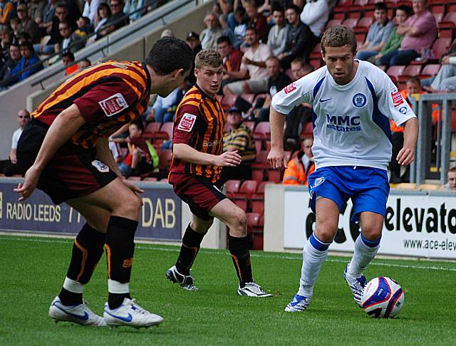 Tom Kennedy makes a late burst forward