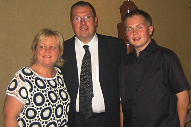 Catherine and Gary Proctor with son James