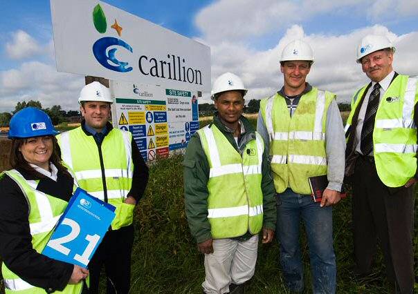 Angie Hough, J21; Jon Tree, Carillion; Ivano Bari, Peter Taylor; Bob Barber, J21