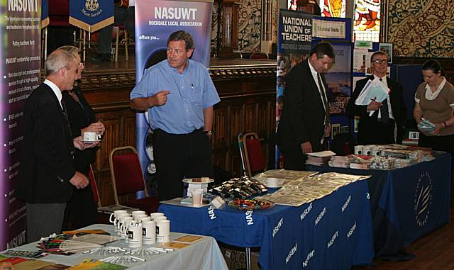 A range of advisors were on hand to offer newly qualified teachers advice at the Town Hall