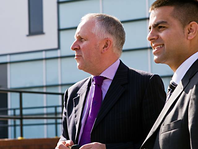 Councillor Ashley Dearnley and Councillor Ibrar Khan