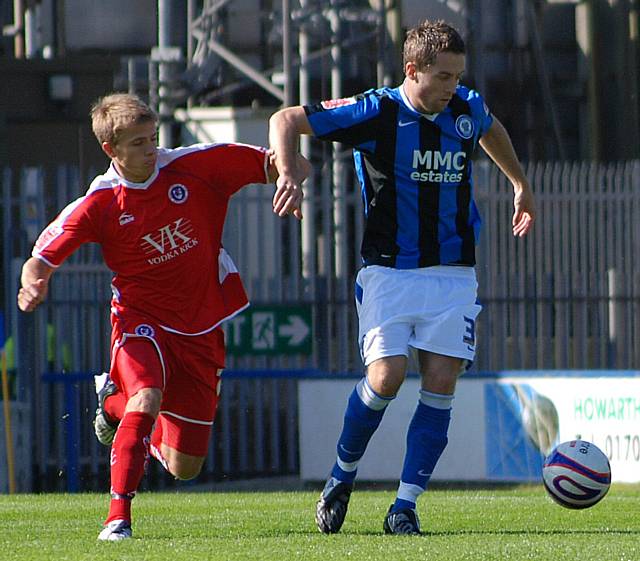 Two goalscorers: Jamie Ward's equaliser was cancelled out by Tom Kennedy's free-kick.