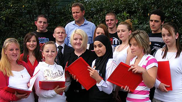 Members of the Middleton team at the Groundwork trust presentation event.