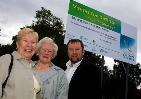 Residents on Hartley Lane, Kirkholt