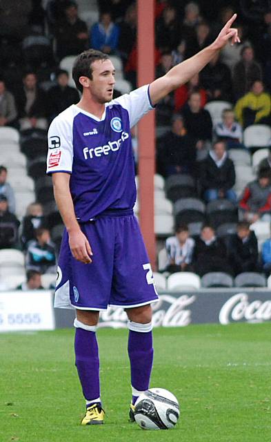 Rory McArdle made his first start for Rochdale this season.