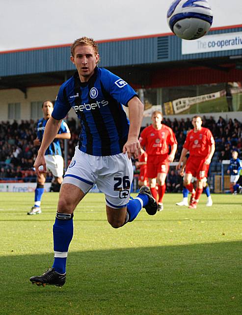 Craig Dawson guards the ball out of play.