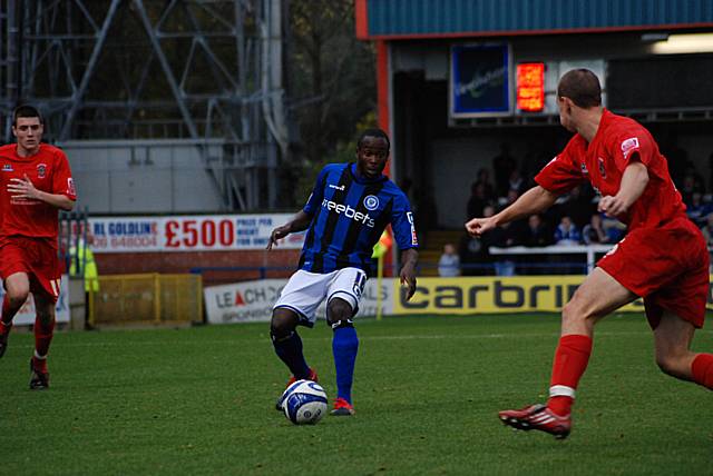 Marcus Manga made his home debut as a second half substitute.