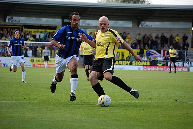 Branston clears from O'Grady.