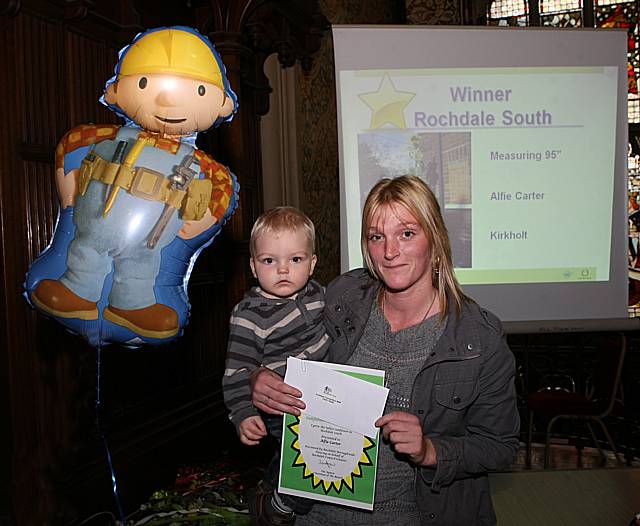 Sunflower Competition - Rochdale South & Overall Winner - Alfie Carter