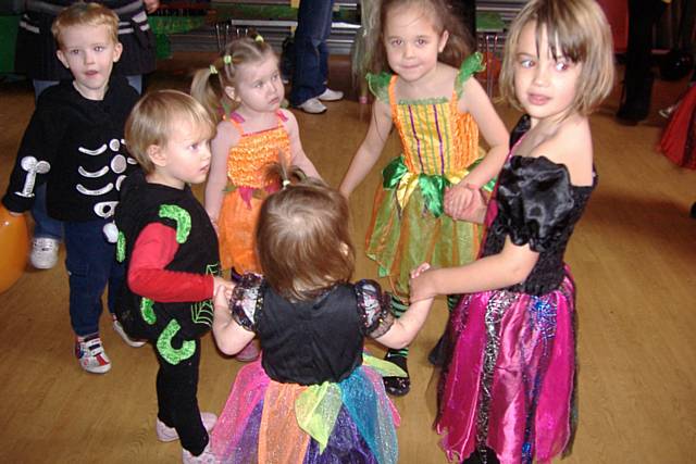 Dancing at the Pumpkin Party 2009