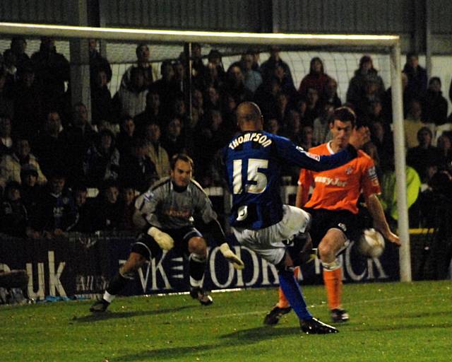 Rochdale's penalty claim in the second half