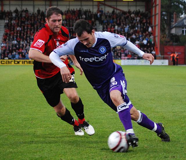 Dagnall robs Bradbury to set up Dale's fourth.