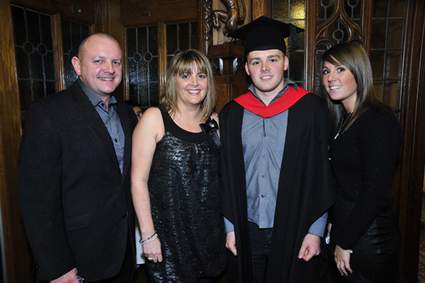 Hopwood Hall graduate Daniel Arthurs.