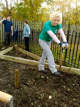 Felicity Hunt working at Belfield Rochdale