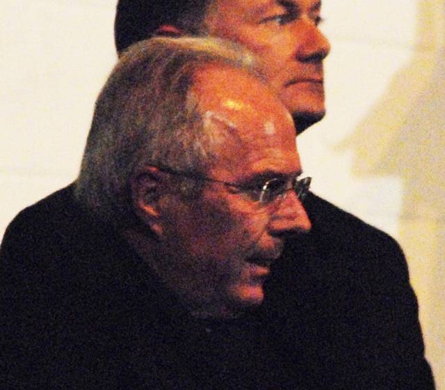 Notts County's director of football Sven Goran Eriksson was in the stands at Spotland.