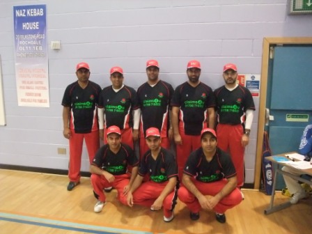 The RYCC team at the Rochdale Sports and Cultural Links cricket league.