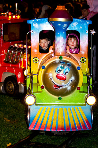 Funfair at Heywood bonfire and firework display 