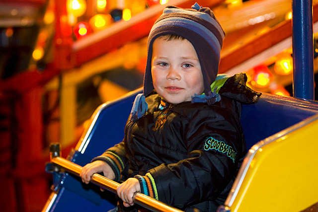 Funfair at Heywood bonfire and firework display 