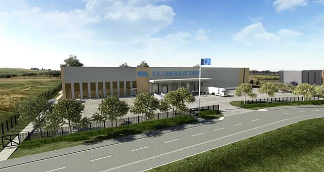 A CGI image of CR Laurence's new European HQ at Kingsway.