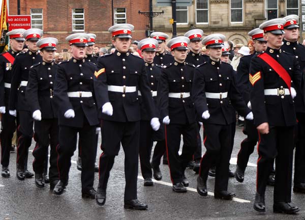 Remembrance service at Rochdale Cenotaph