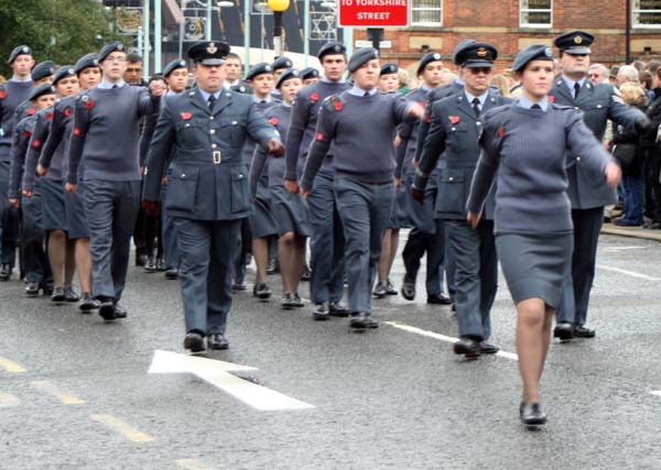 Remembrance service at Rochdale Cenotaph