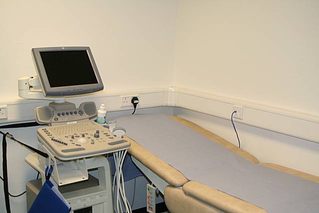 One of the treatment rooms