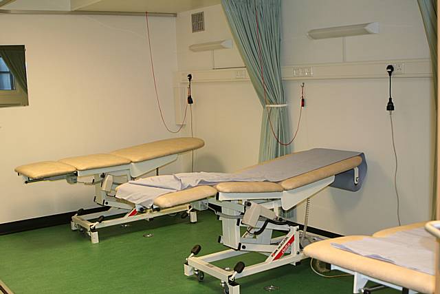 One of the treatment rooms