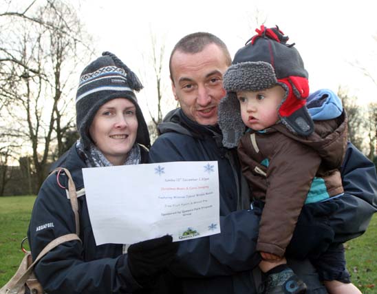 One of the families in the park