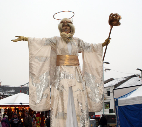 Street theatre at the Christmas Markets