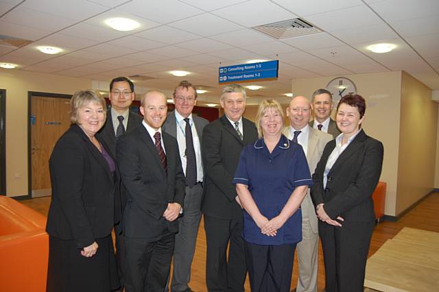 Officials from NHS HMR, Middleton Township, Middleton Shopping Centre and Hope Citadel visited the centre before it opened.