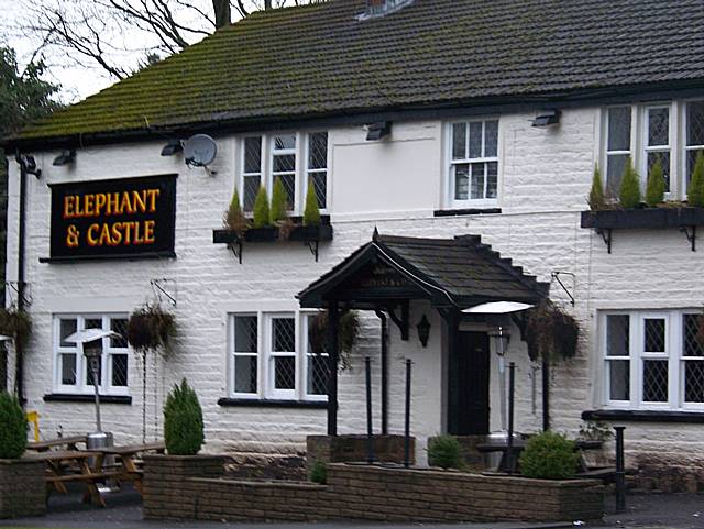 The Elephant & Castle pub on Bury Road.