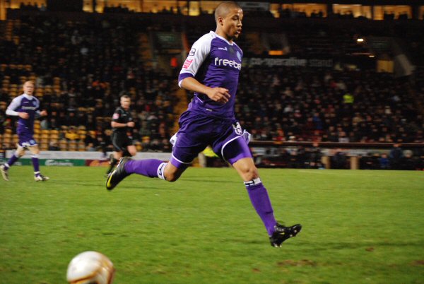 Joe Thompson sets off on a run.