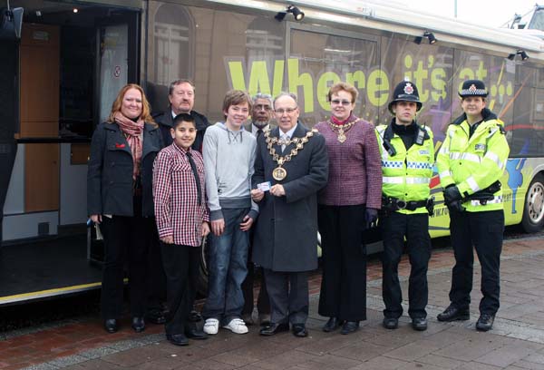 Youth bus is opened for young people of the borough