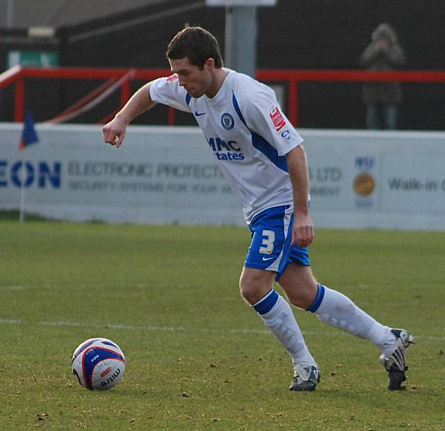 Tom Kennedy found the net at Dagenham but he and his fellow defenders could not see Dale through to victory.