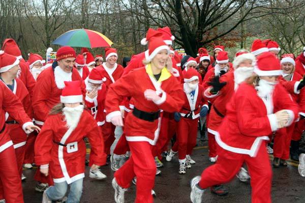 Springhill Hospice Father Christmas Fun Run 2009