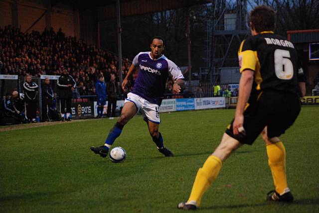 O'Grady takes up possession.