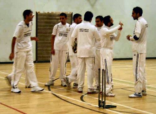 Action from week five of the indoor cricket league at Matthew Moss High School.