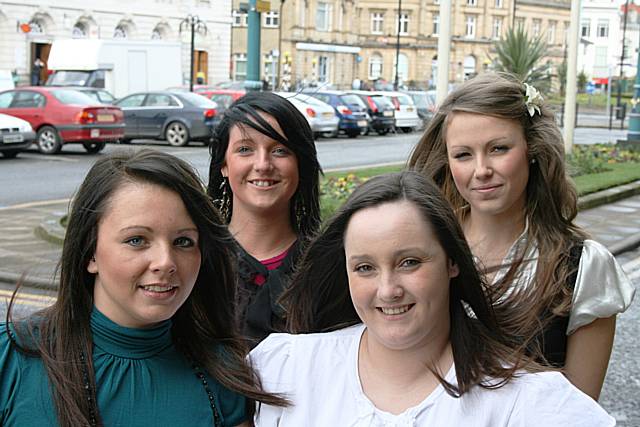 Four of the council’s newest young recruits.  (Left to right: Keeley Hughes, Hannah Davies, Nichola Djamalis and Ashlea Oatway.)