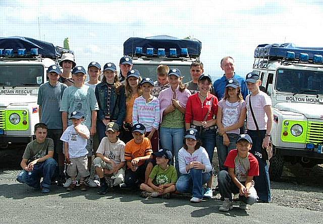 Chernobyl Childrens Project - At the top of Winter Hill