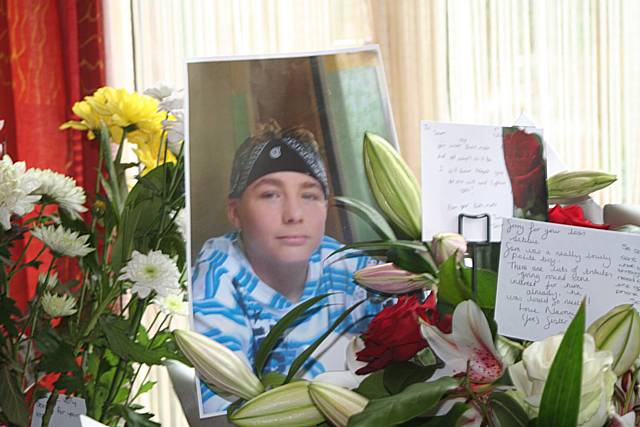 Tragedy: 13-year-old Sam Riley was found hanged on Friday