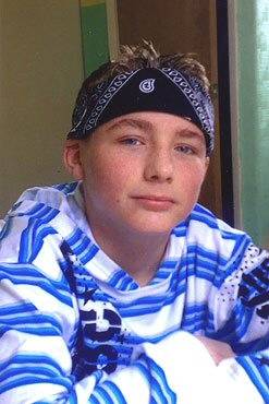 Tragedy: 13-year-old Sam Riley was found hanged on Friday