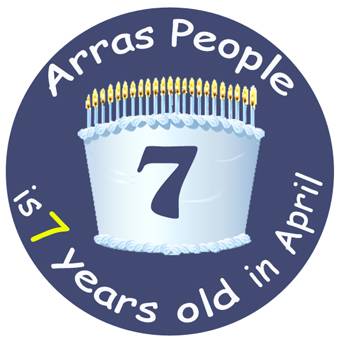 Arras People 7th birthday badge