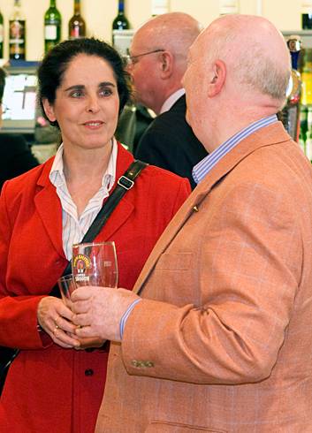 Broadfield Park Hotel opening - Rochdale Online Managing Director Pauline Journeaux & Sysop Managing Director Stuart Sawle