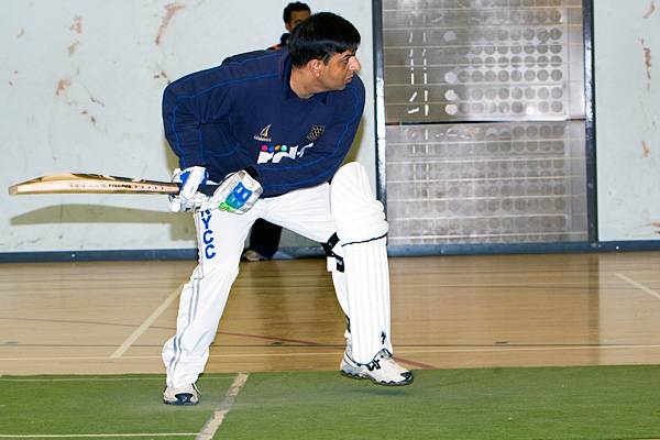 Action from the BASAF Indoor Cricket competition.