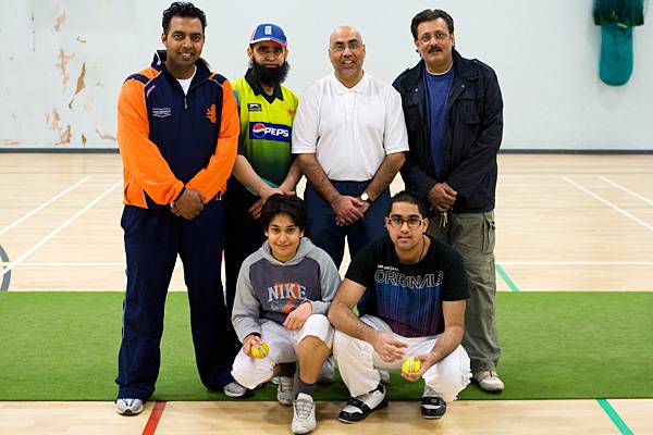 Action from the BASAF Indoor Cricket competition.